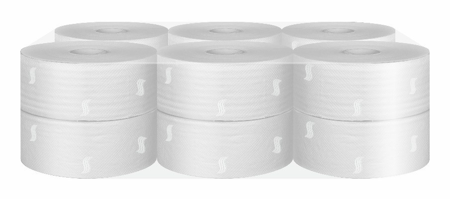 Papír toaletní Jumbo bílý - průměr 190 mm