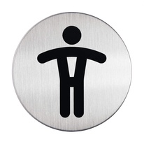 Piktrogram nerez Durable - WC páni / Ø 83 mm