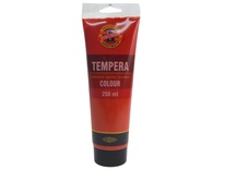 Temperová barva - červená světlá / tuba 250 ml