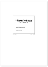 Třídní výkaz pro 2. stupeň A4 / 16 stran