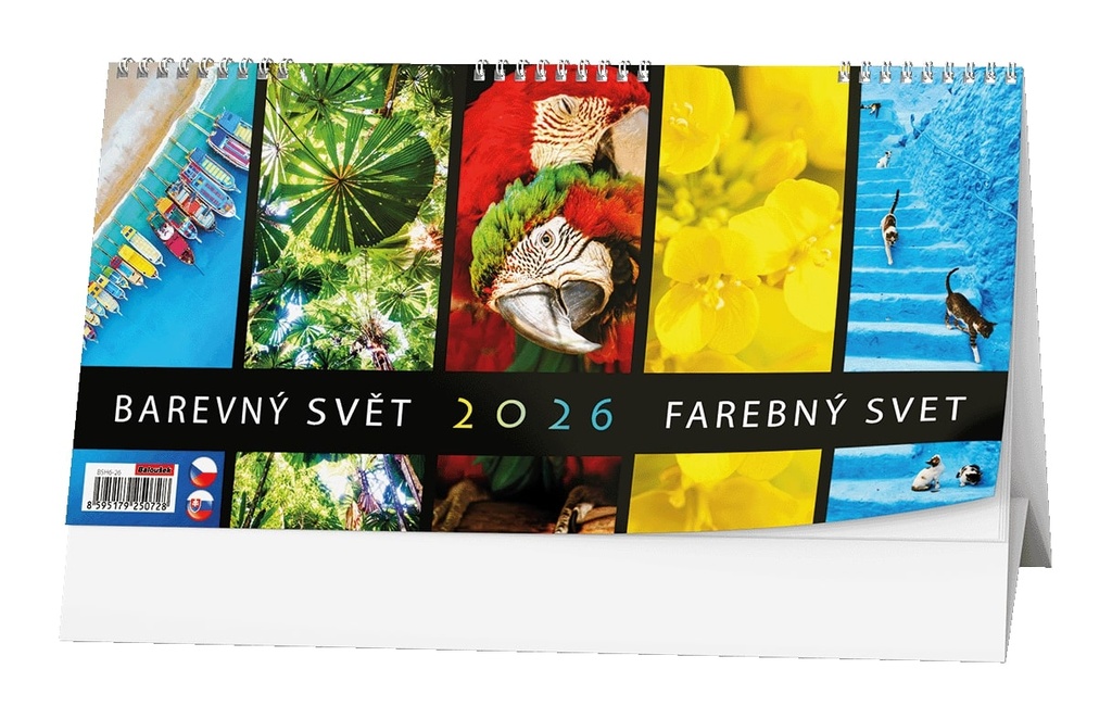 Kalendář stolní čtrnáctidení Barevný svět / BSDH
