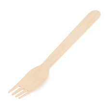 Vidlička dřevěná - 16 cm / 10 ks