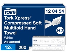Tork papírové ručníky skládané 120454 H2 XPress - Z-Z bílé 12 x 200 ks
