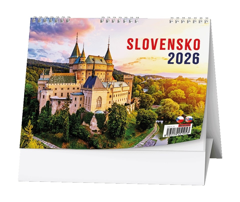 Kalendář stolní obrázkový Slovensko / BSI4