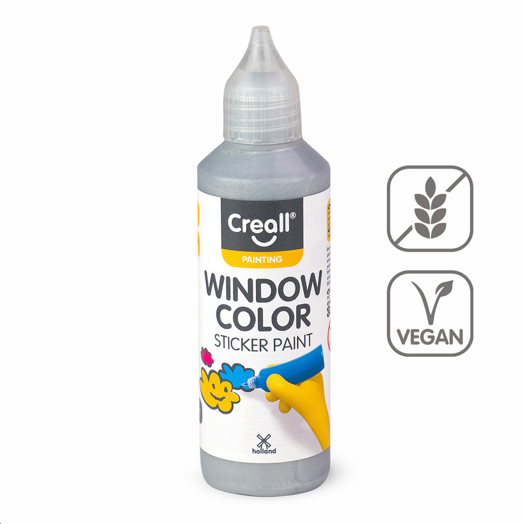 Barva na sklo Creall Widow Color - 80 ml / stříbrná