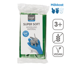 Modelovací hmota Creall Super soft - 500 g / zelená