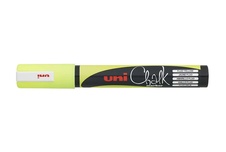 Popisovač křídový UNI Chalk Marker PWE-8K / fluo žlutá