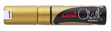 Popisovač křídový UNI Chalk Marker PWE-8K / zlatá