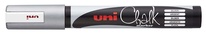 Popisovač křídový UNI Chalk Marker PWE-5M / stříbrná