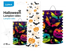 Lampion roztahovací 15 cm - dýně