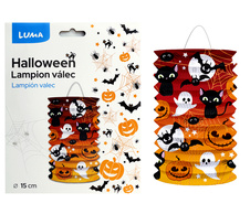 Lampion roztahovací 15 cm - strašidla