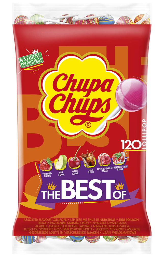 Lízátka Chupa Chups The Best Of - 120 ks