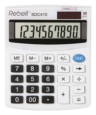 Rebell SDC410 stolní kalkulačka displej 10 míst