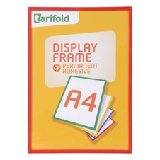 Kapsy magnetické Display Frame - A4 / červená