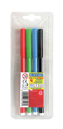 Popisovače Centropen 7550/4 4 ks vypratelné