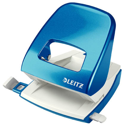 Leitz NeXXt 5008 kancelářský děrovač / metalická modrá