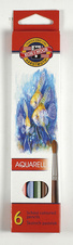 Pastelky Koh-i-noor Aquarel školní / 6ks
