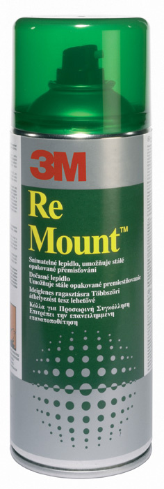 Lepidla sprejová 3M - ReMount 400 ml
