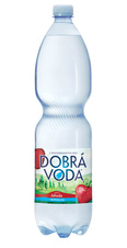 Dobrá voda minerální voda s příchutí - jahoda / neperlivá / 1,5 l