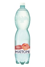 Mattoni minerální voda s příchutí broskev 1,5 l