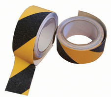 Lepicí páska bezpečnostní - 50 mm x 5 m / žluto-černá
