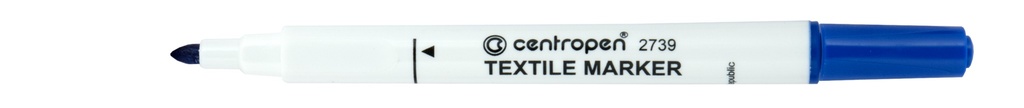 Značkovač Centropen 2739 na textil - modrá