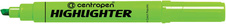 Zvýrazňovač Centropen HIGHLIGHTER 8552 - zelená