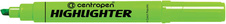 Zvýrazňovač Centropen HIGHLIGHTER 8552 / zelená