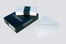 Obálky Conqueror žebrované - obálka DL bílá / 500 ks