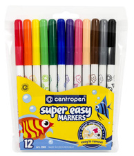 Popisovače Centropen 2580/12 Super easy 12 ks smývatelné