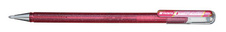 Gelové pero Pentel K 110 metalické dvoubarevné - růžová / metalická růžová