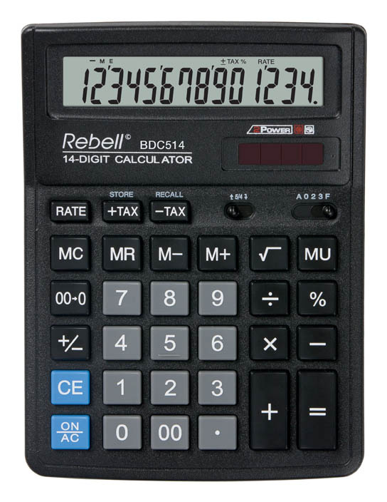 Kalkulačka Rebell BDC-514 BX - displej 14 míst