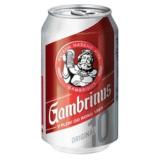 Gambrinus Originál v plechovce 10% / 0,33 l