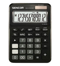 Kalkulačka Sencor SEC 372T - displej 12 míst / černá