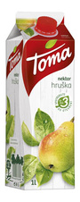 Toma džus hruška nektar 1l