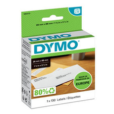Štítky pro DYMO LabelWritter - 89 x 28 mm / adresové papírové / 1 x 130 ks