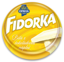 Opavia Fidorka Bílá s čokoládovou náplní, 30g