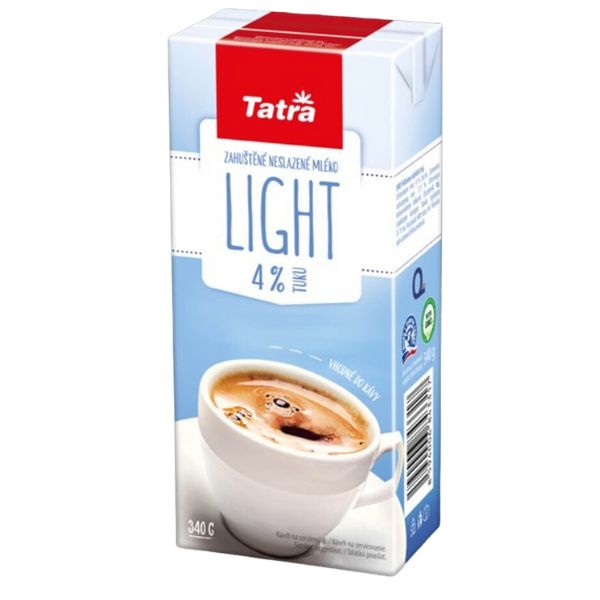 Zahuštěné mléko Tatra - 340 g / light