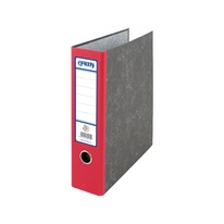 Pořadač archivní Emba A4 papírový /  8 cm /  červená