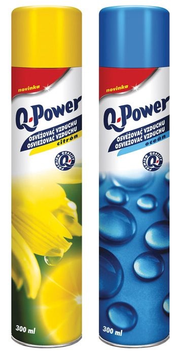 Q-power osvěžovač spray citron 300 ml