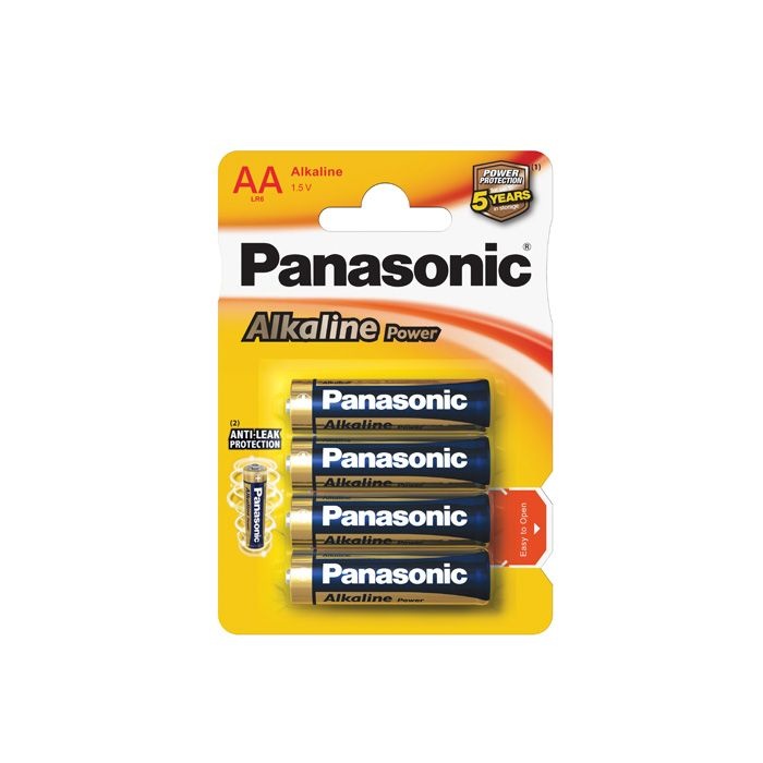 Baterie Panasonic Alkaline POWER alkalické - baterie tužka AA / 4 ks
