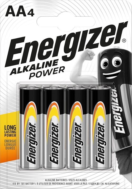Baterie Energizer alkalické - baterie tužková AA / 4 ks