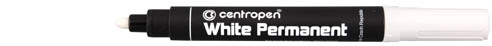 Značkovač Centropen 8586 permanent - bílá