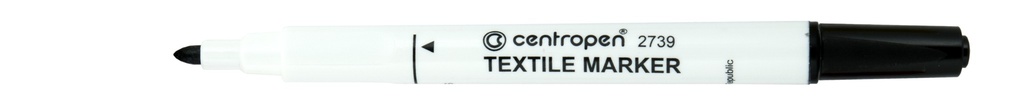 Značkovač Centropen 2739 na textil - černá