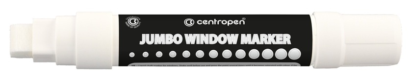 Značkovač Centropen 9120 Jumbo window - bílá