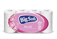 Big Soft Plus toaletní papír 2-vrstvý 8ks