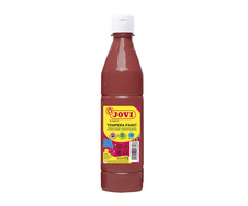 Tekuté temperové barvy JOVI PREMIUM v lahvi - 500 ml / hnědá