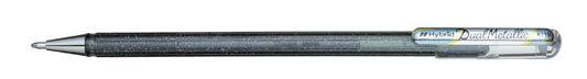 Gelové pero Pentel K 110 metalické - stříbrná