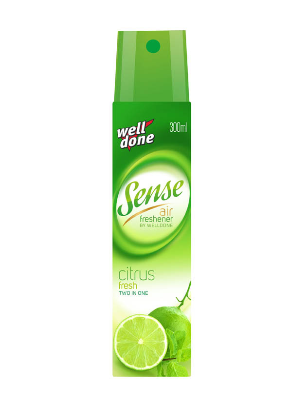 Well done Sense osvěžovač spray citrus 300 ml