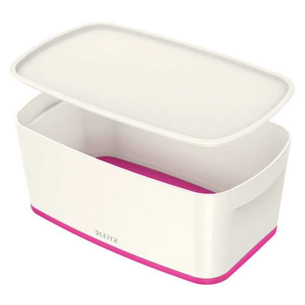Organizační box Leitz MyBox - s víkem S / bílo - růžová